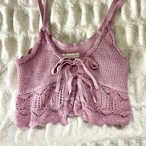 Aeropostale Light Purple Knit Top